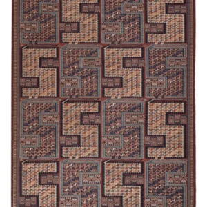 Kelimteppe - Orientalsk - Soumak - 207 x 165 cm - mørk beige