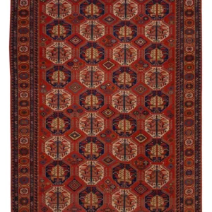 Kelimteppe - Orientalsk - Soumak - 348 x 272 cm - mørk rød