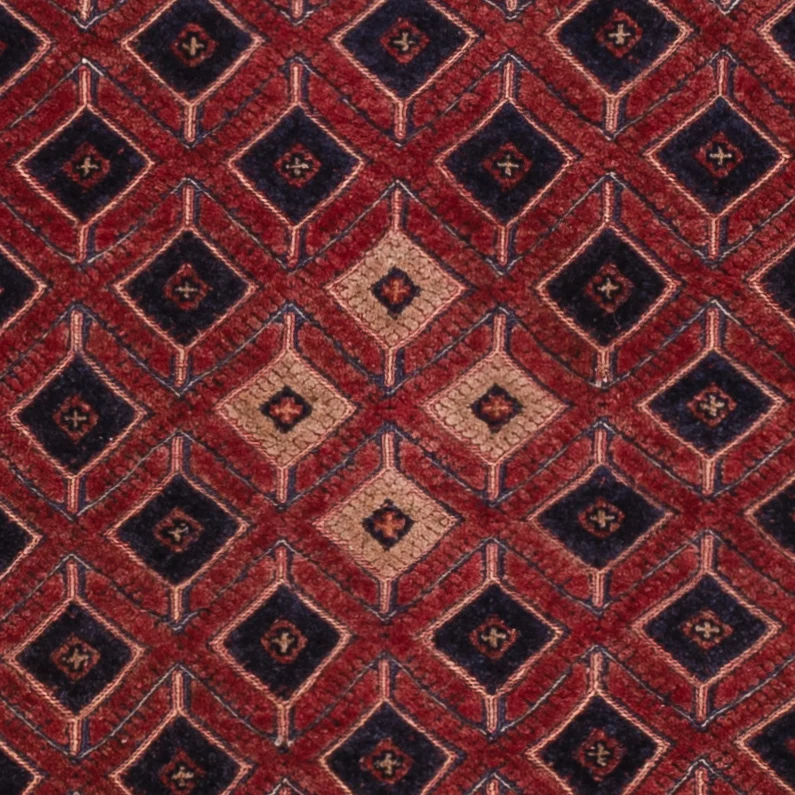Kelimteppe - Orientalsk spesiell form - 184 x 158 cm - mørk rød