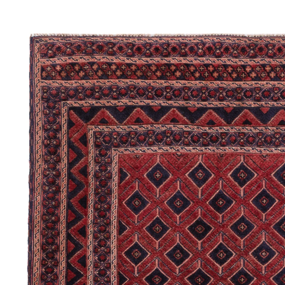 Kelimteppe - Orientalsk spesiell form - 184 x 158 cm - mørk rød