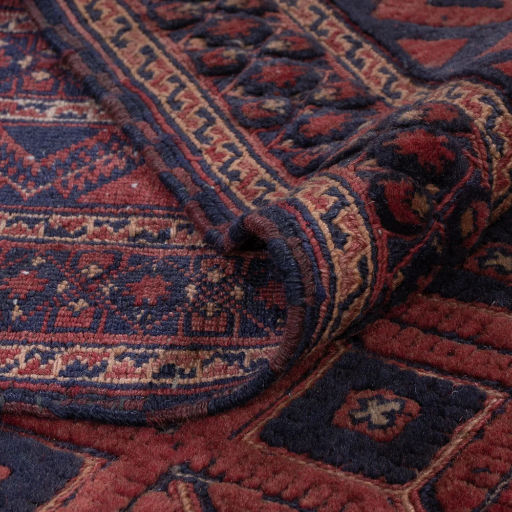 Kelimteppe - Orientalsk spesiell form - 184 x 158 cm - mørk rød