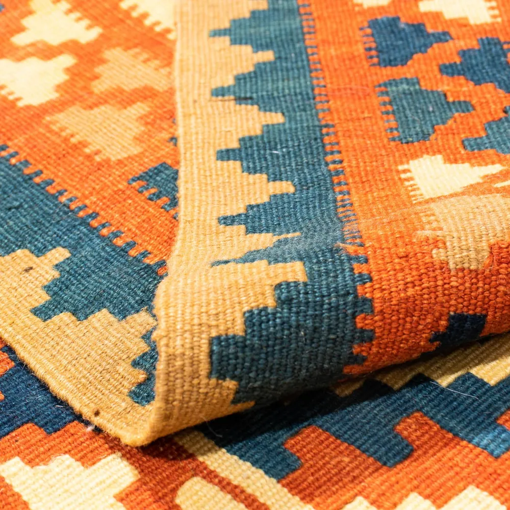 Kelimteppe - Orientalsk square - 100 x 100 cm - beige