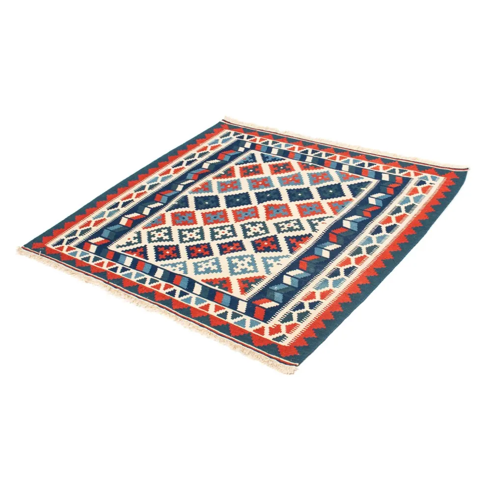 Kelimteppe - Orientalsk square - 100 x 100 cm - beige