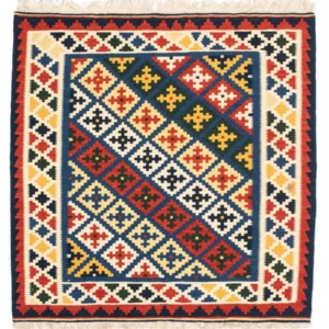 Kelimteppe - Orientalsk square - 101 x 101 cm - beige