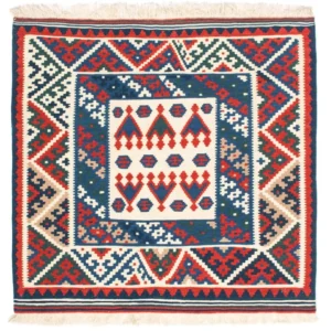 Kelimteppe - Orientalsk square - 101 x 101 cm - beige
