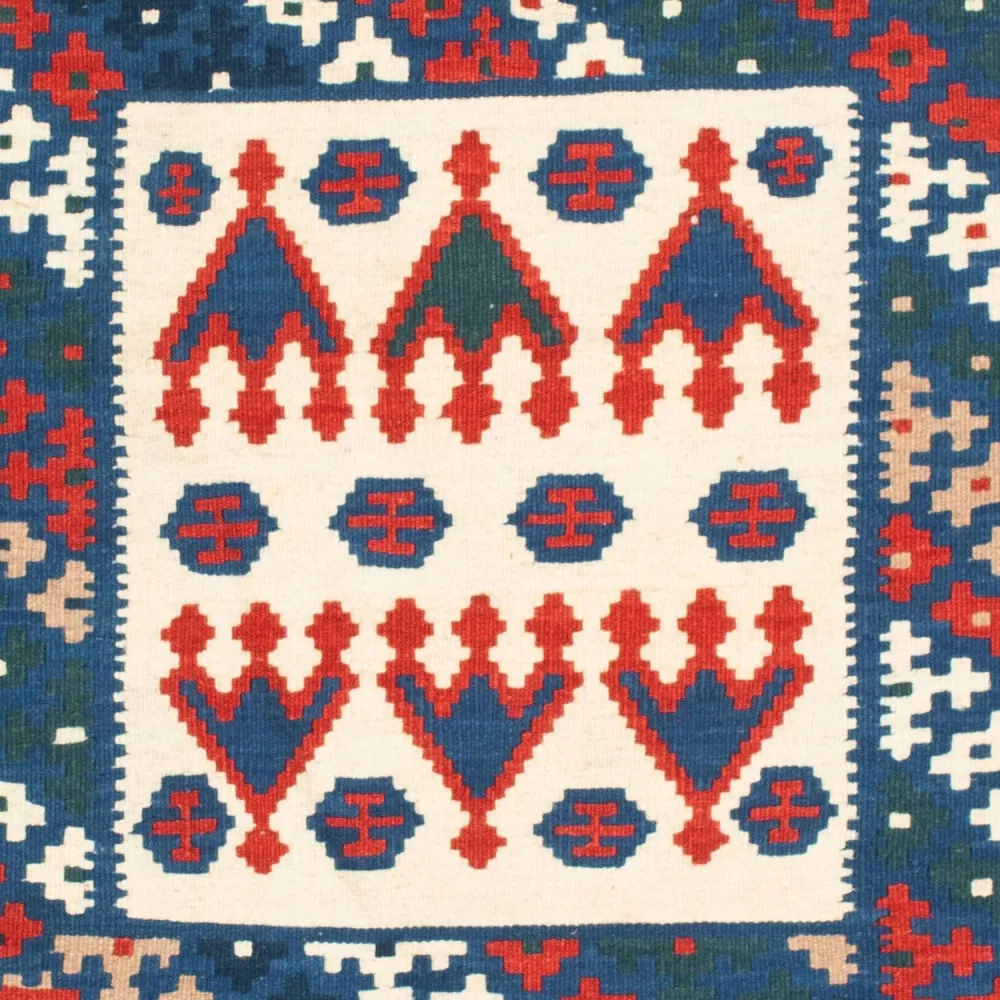 Kelimteppe - Orientalsk square - 101 x 101 cm - beige