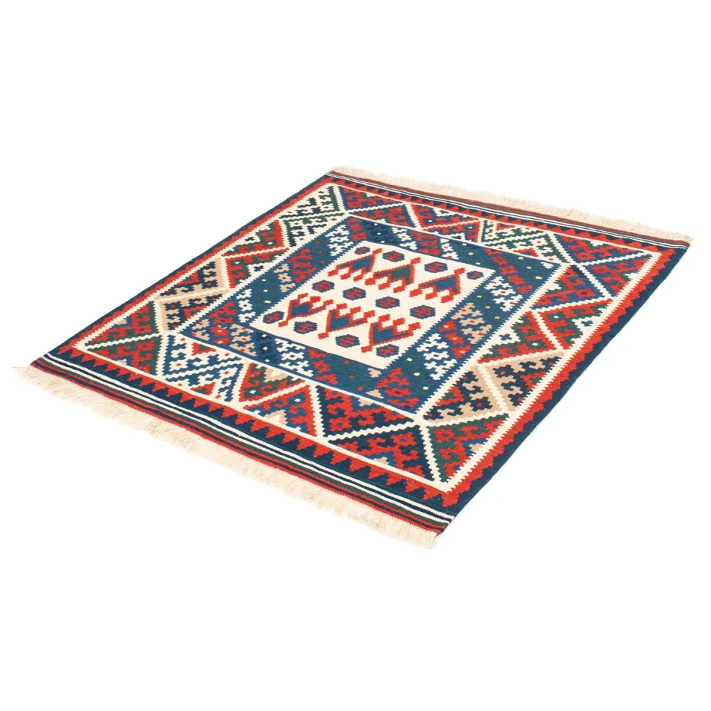 Kelimteppe - Orientalsk square - 101 x 101 cm - beige