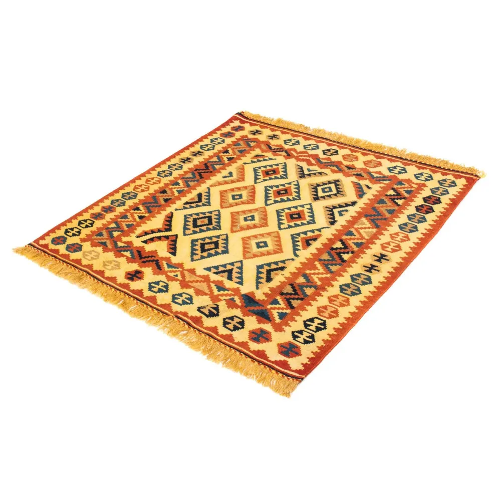 Kelimteppe - Orientalsk square - 103 x 100 cm - beige