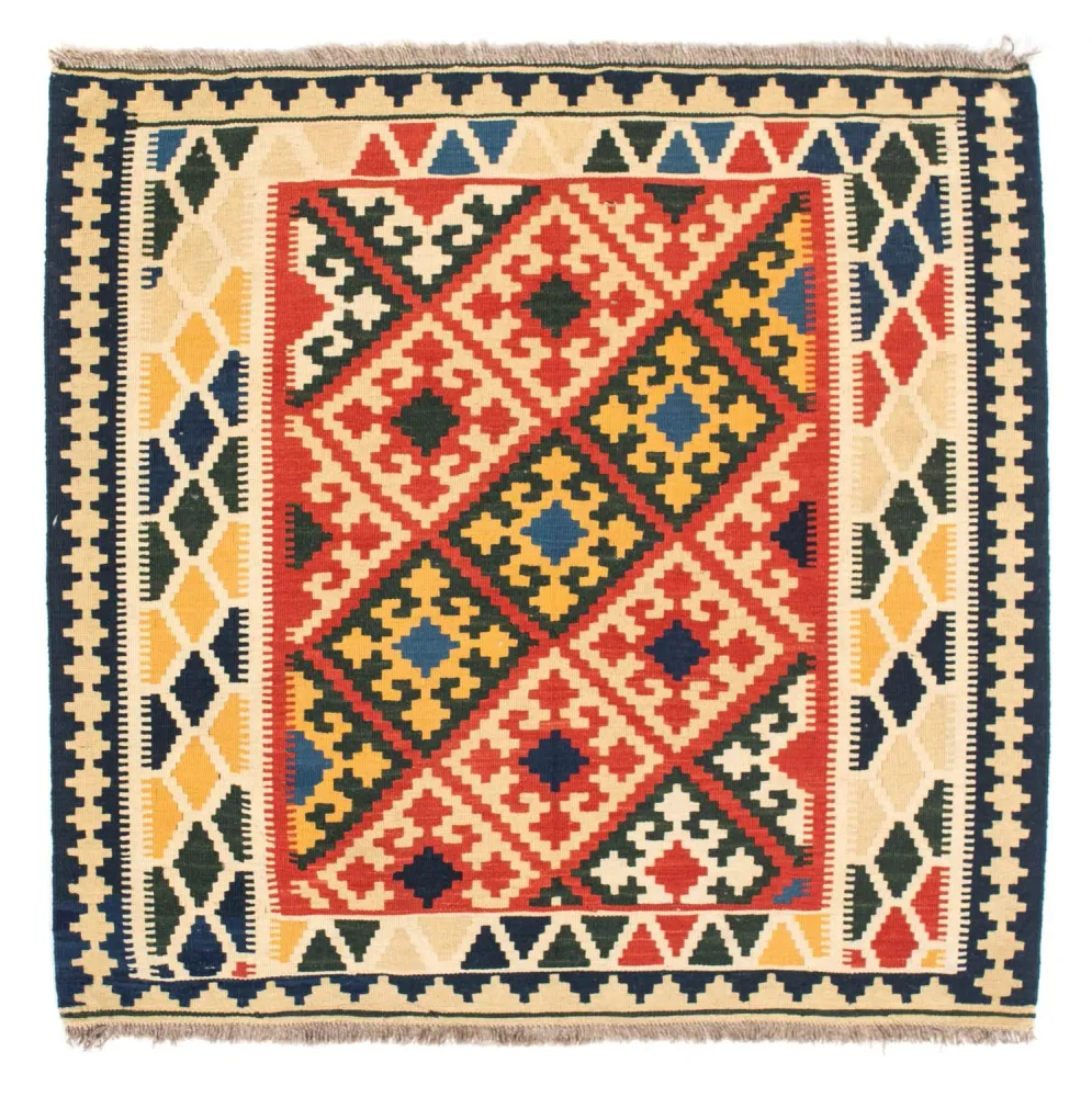 Kelimteppe - Orientalsk square - 103 x 101 cm - beige