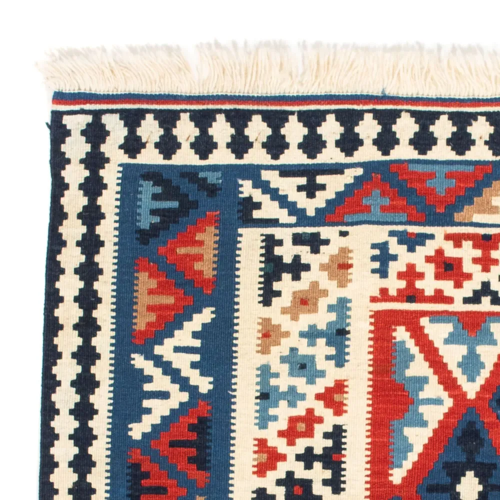 Kelimteppe - Orientalsk square - 103 x 103 cm - blå