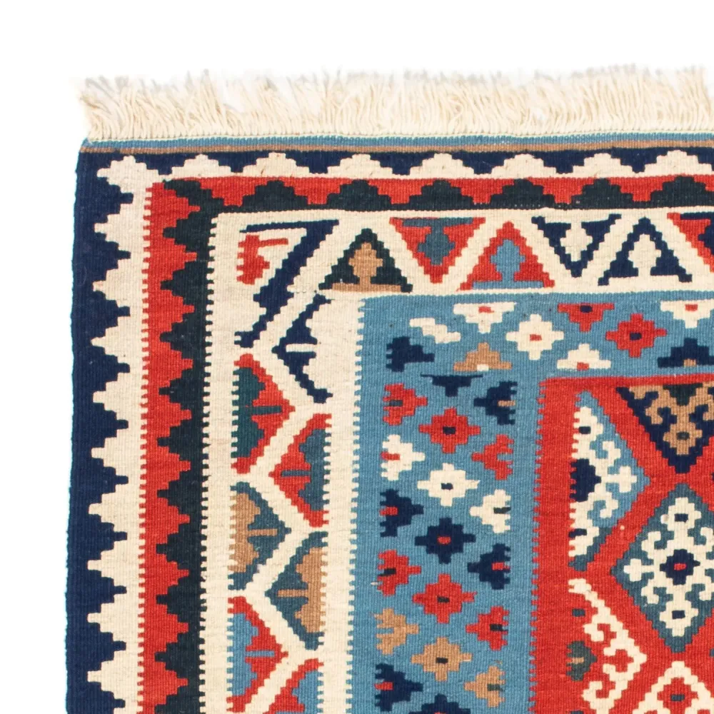 Kelimteppe - Orientalsk square - 104 x 100 cm - flerfarget