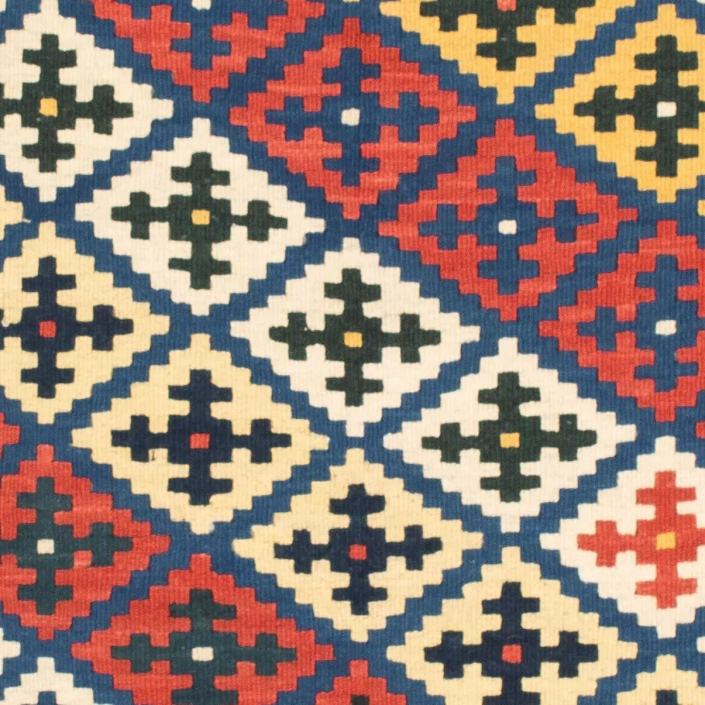 Kelimteppe - Orientalsk square - 104 x 102 cm - blå