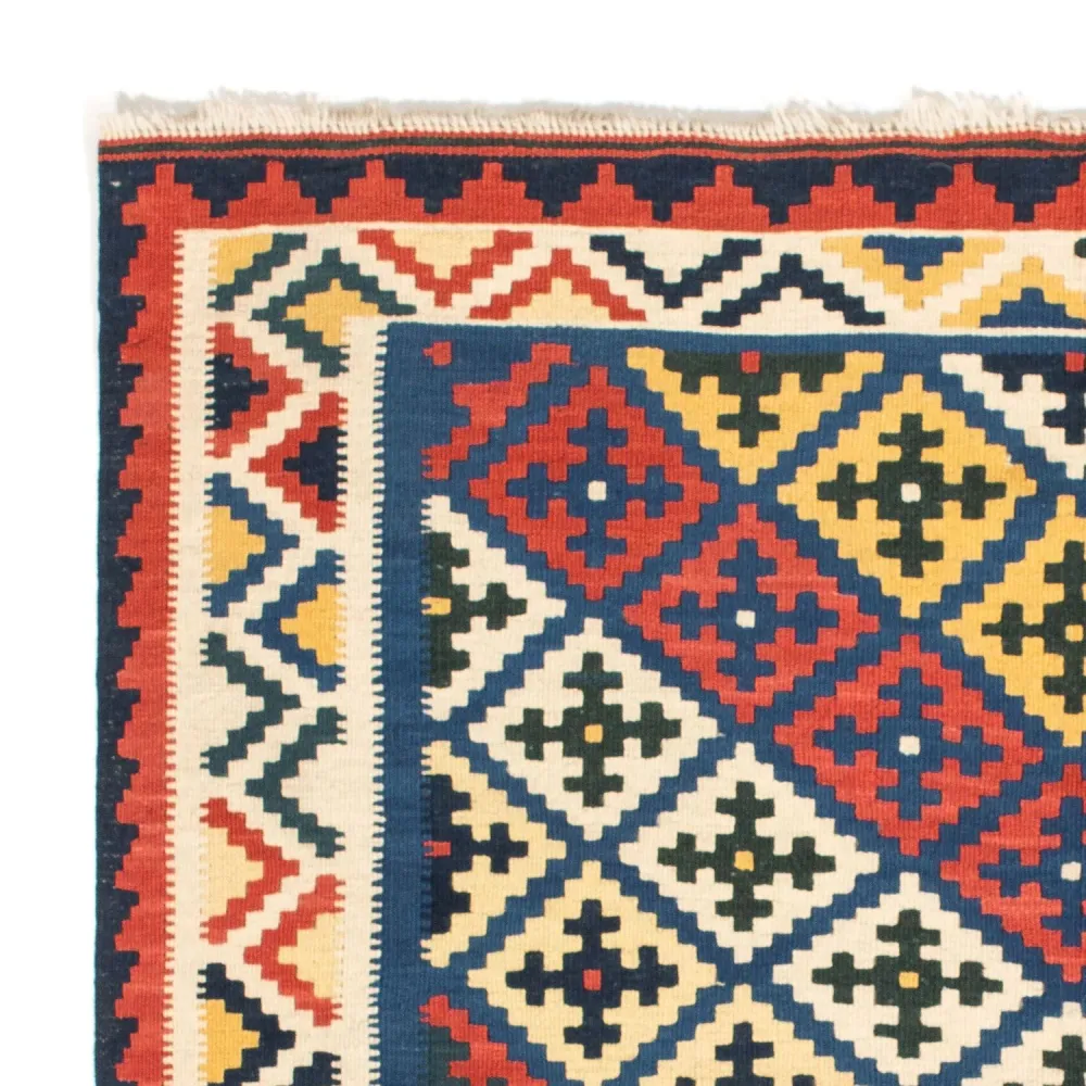 Kelimteppe - Orientalsk square - 104 x 102 cm - blå