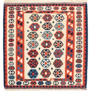 Kelimteppe - Orientalsk square - 104 x 102 cm - beige