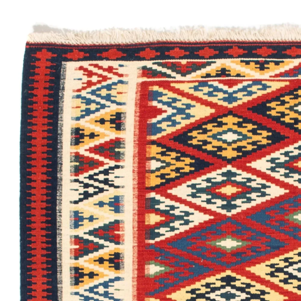 Kelimteppe - Orientalsk square - 104 x 103 cm - flerfarget