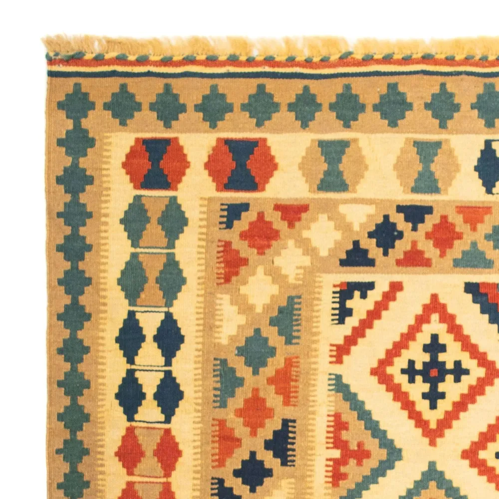 Kelimteppe - Orientalsk square - 105 x 103 cm - flerfarget