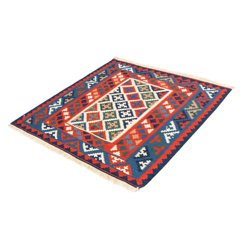 Kelimteppe - Orientalsk square - 105 x 104 cm - flerfarget