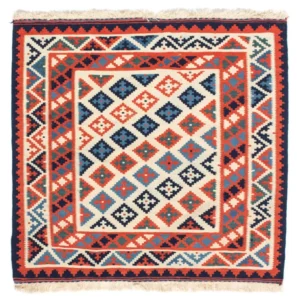 Kelimteppe - Orientalsk square - 110 x 104 cm - rust