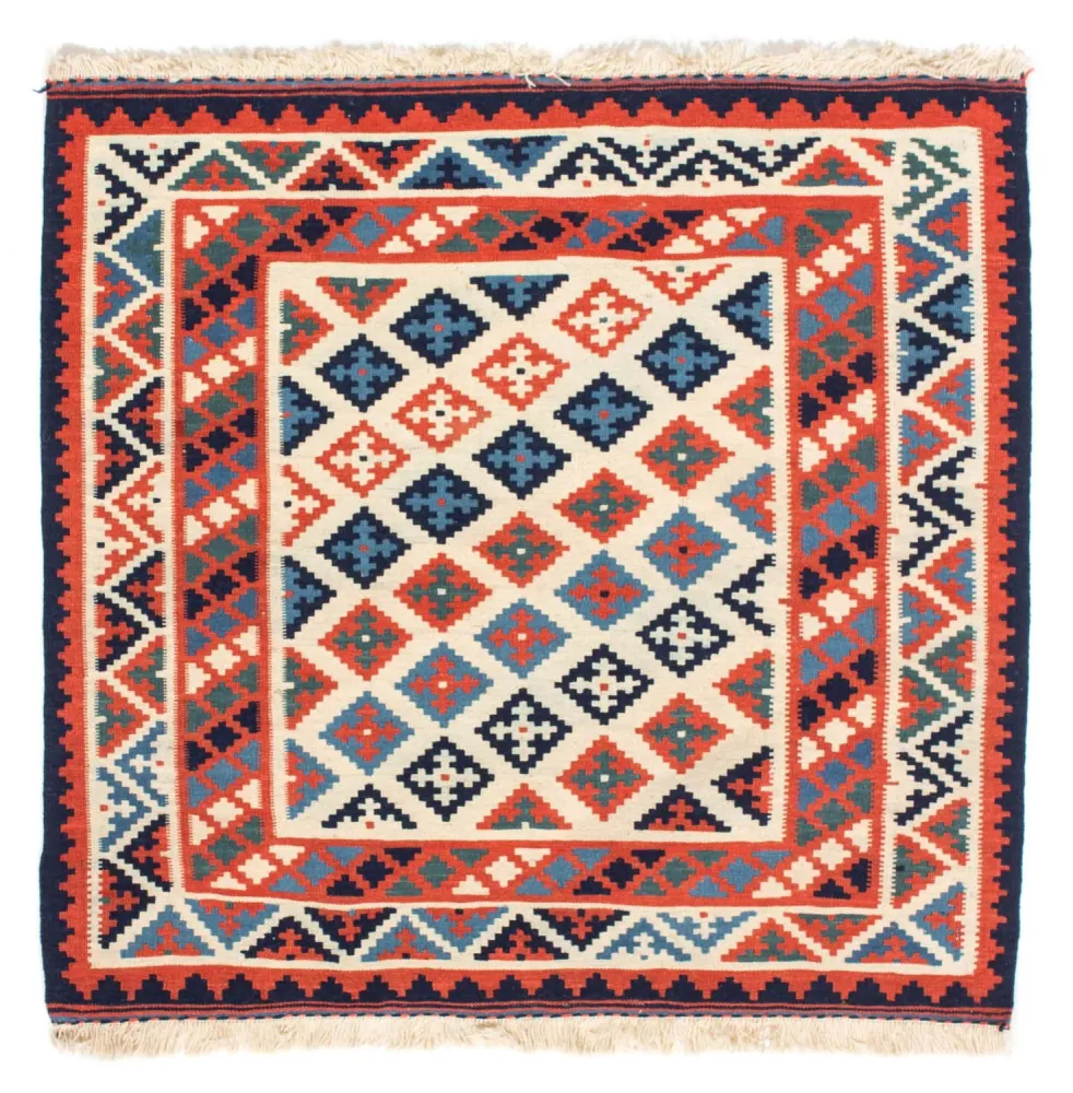Kelimteppe - Orientalsk square - 110 x 104 cm - rust