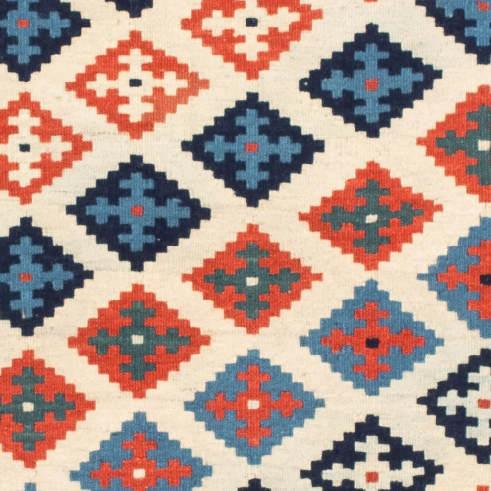 Kelimteppe - Orientalsk square - 110 x 104 cm - rust