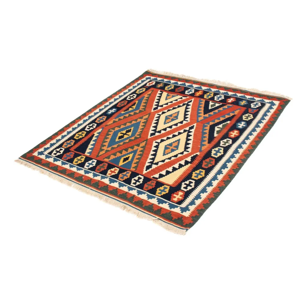 Kelimteppe - Orientalsk square - 114 x 102 cm - rød