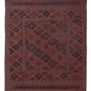 Kelimteppe - Orientalsk square - 146 x 126 cm - flerfarget