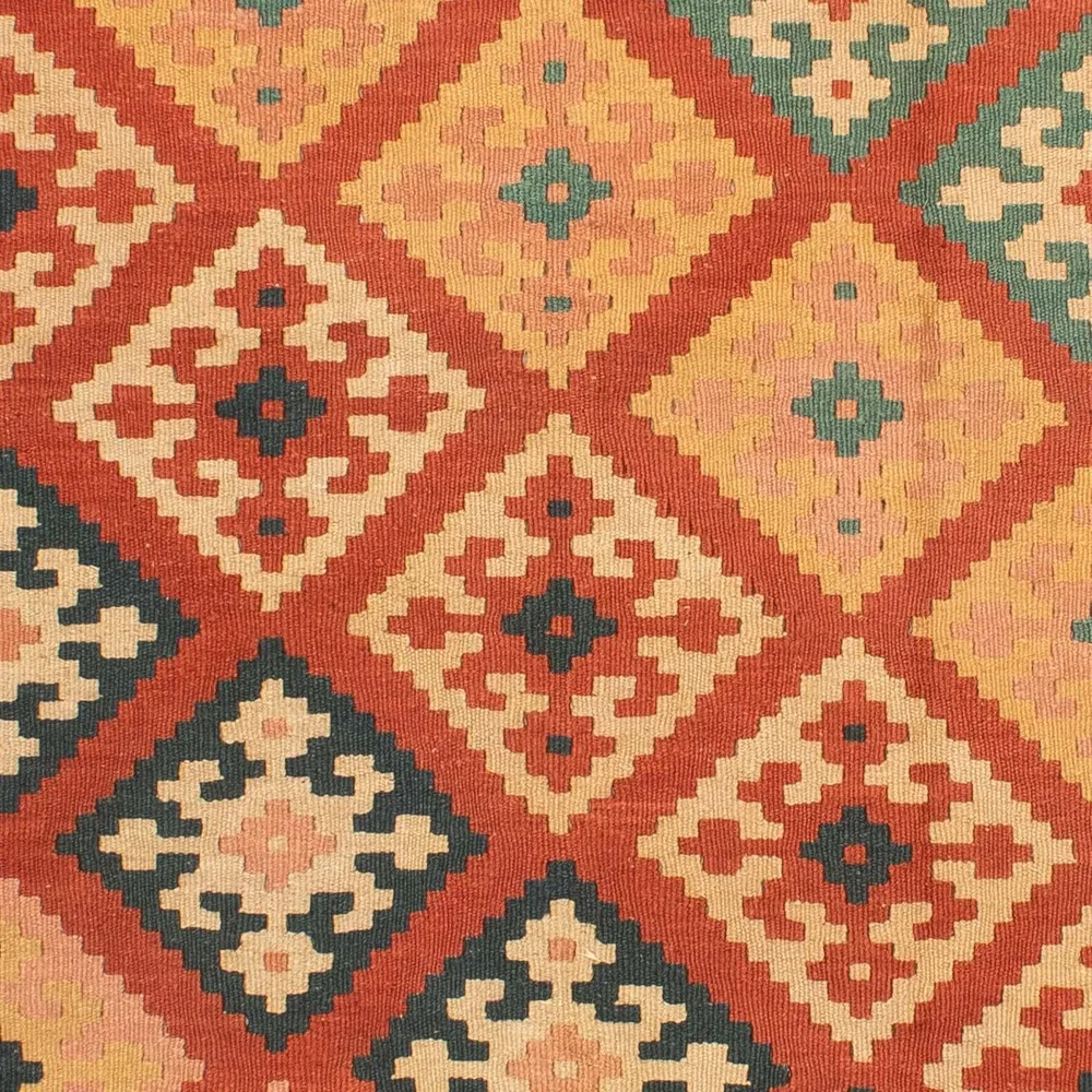 Kelimteppe - Orientalsk square - 213 x 193 cm - flerfarget