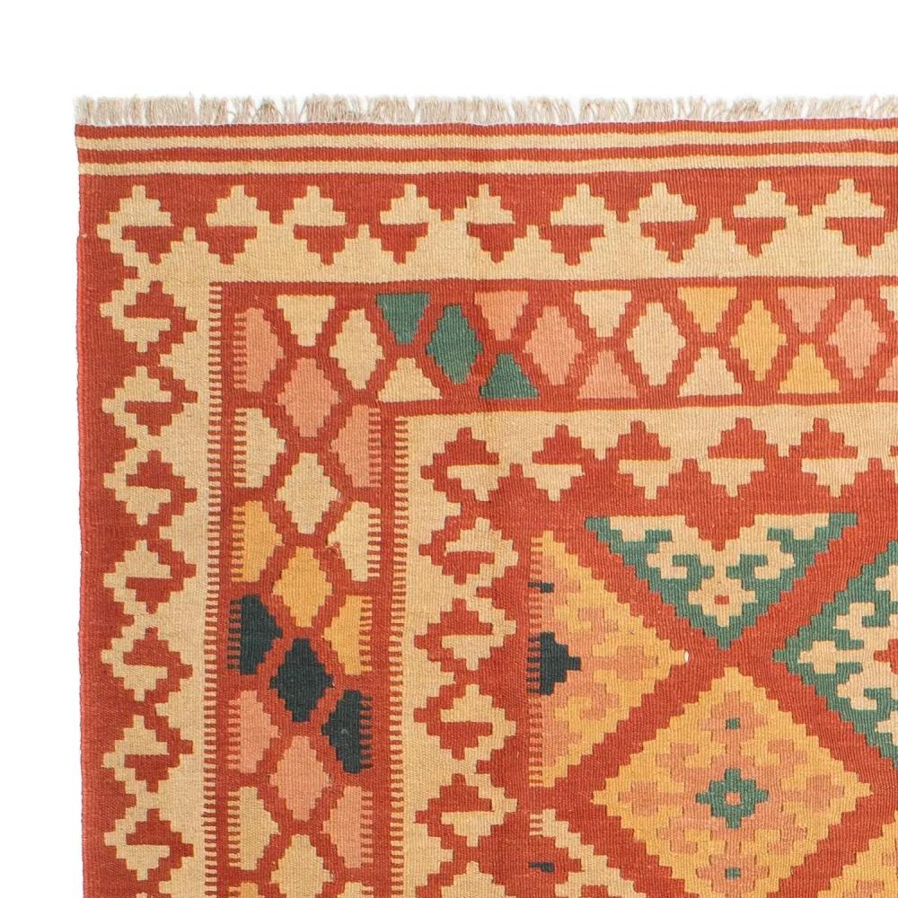 Kelimteppe - Orientalsk square - 213 x 193 cm - flerfarget