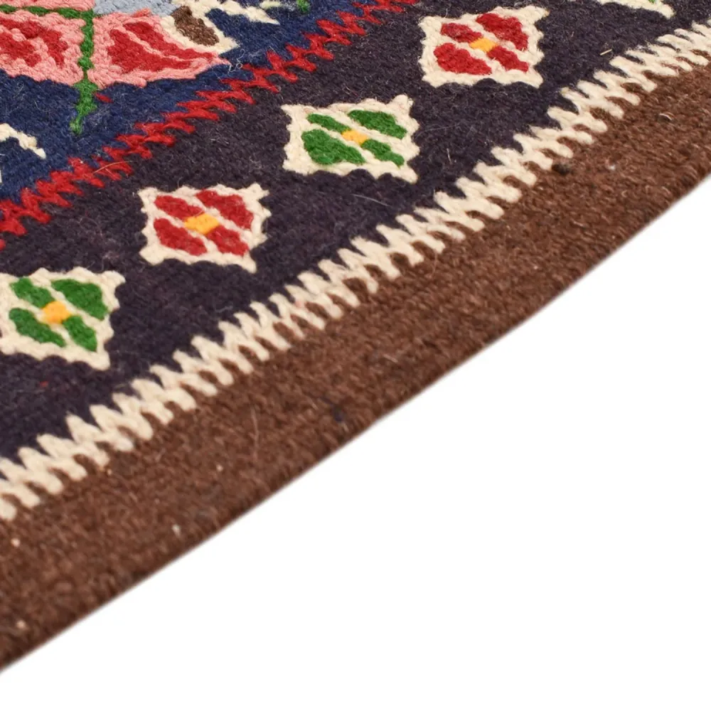 Kelimteppe - Orientalsk square - 66 x 66 cm - flerfarget