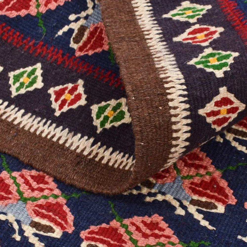 Kelimteppe - Orientalsk square - 66 x 66 cm - flerfarget