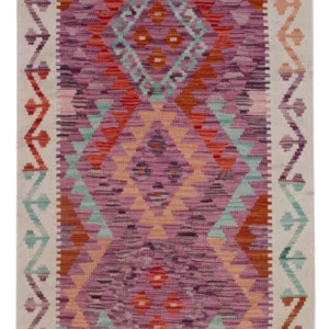 Kelimteppe - Splash - 121 x 78 cm - flerfarget