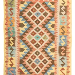 Kelimteppe - Splash - 124 x 86 cm - flerfarget