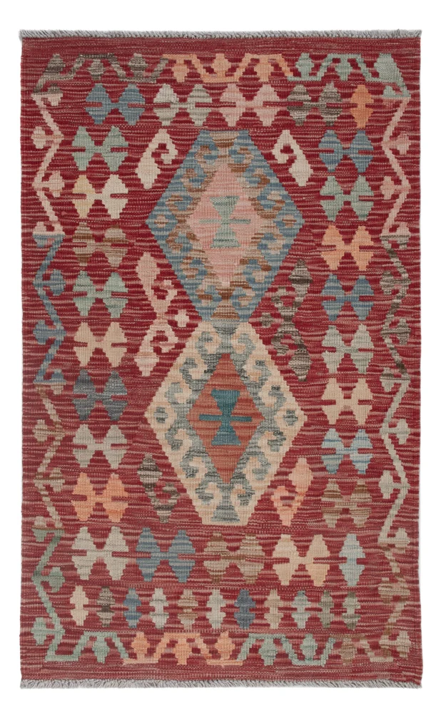 Kelimteppe - Splash - 124 x 78 cm - flerfarget