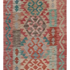Kelimteppe - Splash - 125 x 76 cm - flerfarget