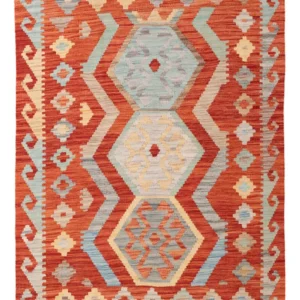 Kelimteppe - Splash - 144 x 103 cm - farget