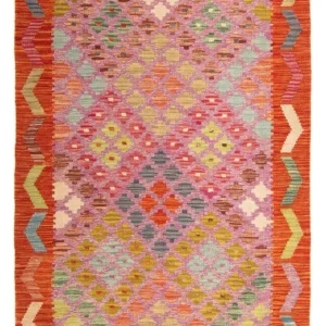 Kelimteppe - Splash - 147 x 101 cm - flerfarget