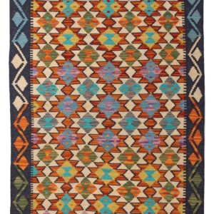 Kelimteppe - Splash - 147 x 103 cm - farget