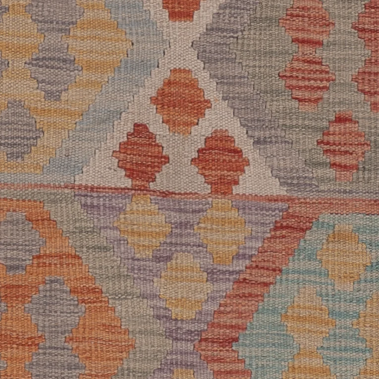 Kelimteppe - Splash - 148 x 107 cm - flerfarget