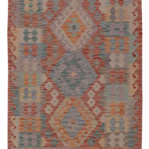 Kelimteppe - Splash - 149 x 102 cm - flerfarget