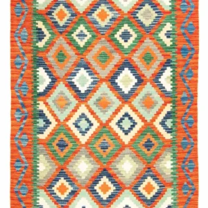 Kelimteppe - Splash - 150 x 102 cm - flerfarget