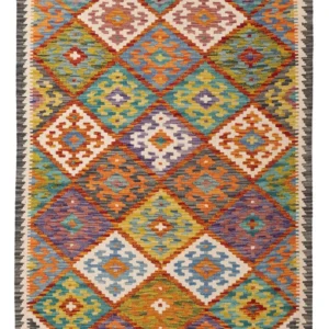 Kelimteppe - Splash - 150 x 104 cm - farget