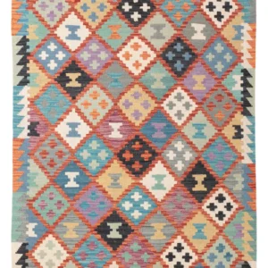 Kelimteppe - Splash - 150 x 104 cm - farget