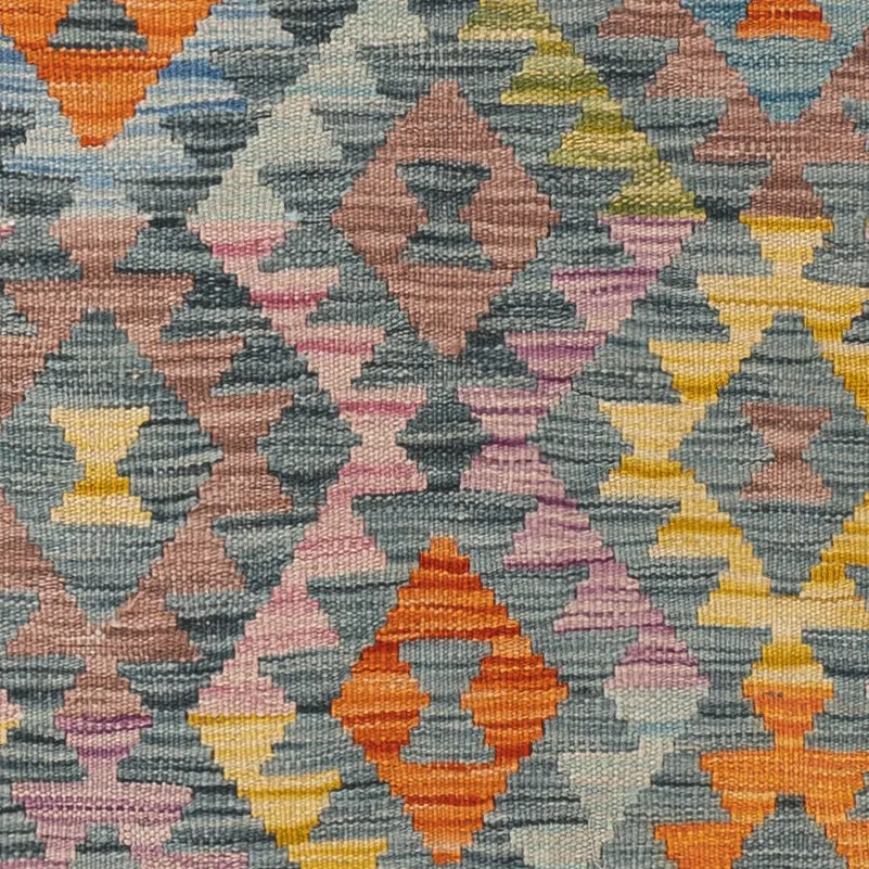 Kelimteppe - Splash - 152 x 102 cm - farget
