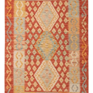 Kelimteppe - Splash - 154 x 101 cm - farget