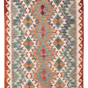 Kelimteppe - Splash - 154 x 108 cm - farget
