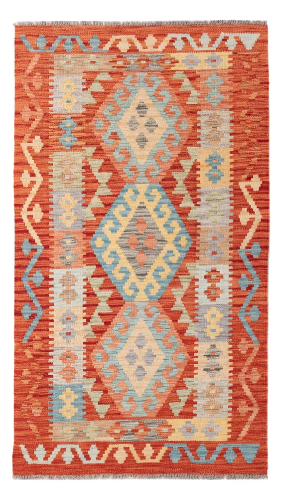 Kelimteppe - Splash - 155 x 77 cm - farget