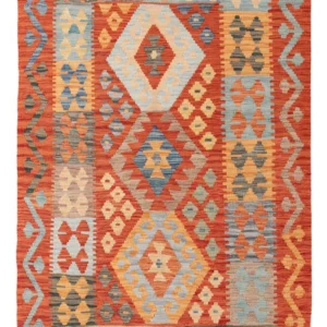 Kelimteppe - Splash - 156 x 103 cm - farget