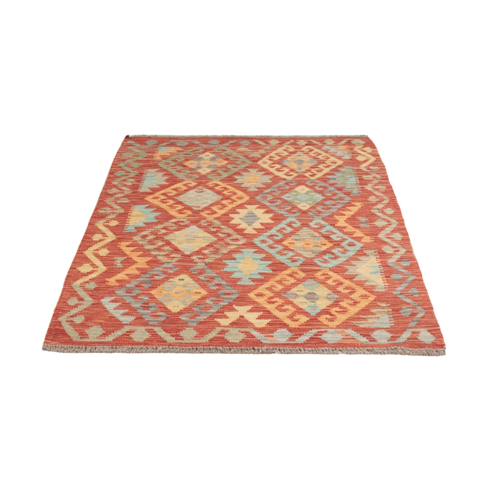 Kelimteppe - Splash - 156 x 104 cm - farget