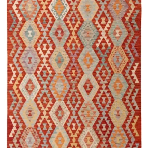 Kelimteppe - Splash - 194 x 153 cm - farget