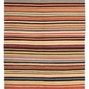 Kelimteppe - Splash - 199 x 156 cm - flerfarget
